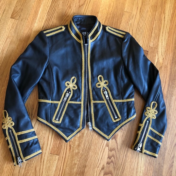 Nasty Gal Jackets & Blazers - Black leather jacket